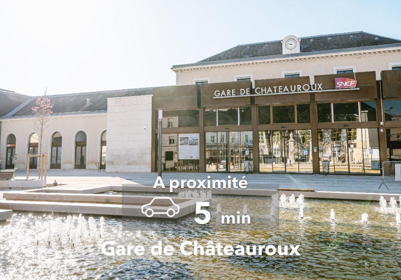 דירות Déols Le Boheme ⸱ Stationnement Gratuit ⸱ Fibre מראה חיצוני תמונה